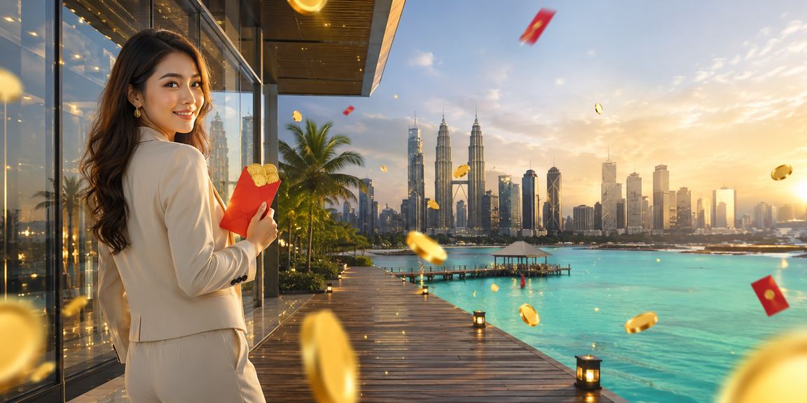 Sampul merah simbol bonus dan tuah bergaya Melayu di Kuala Lumpur
